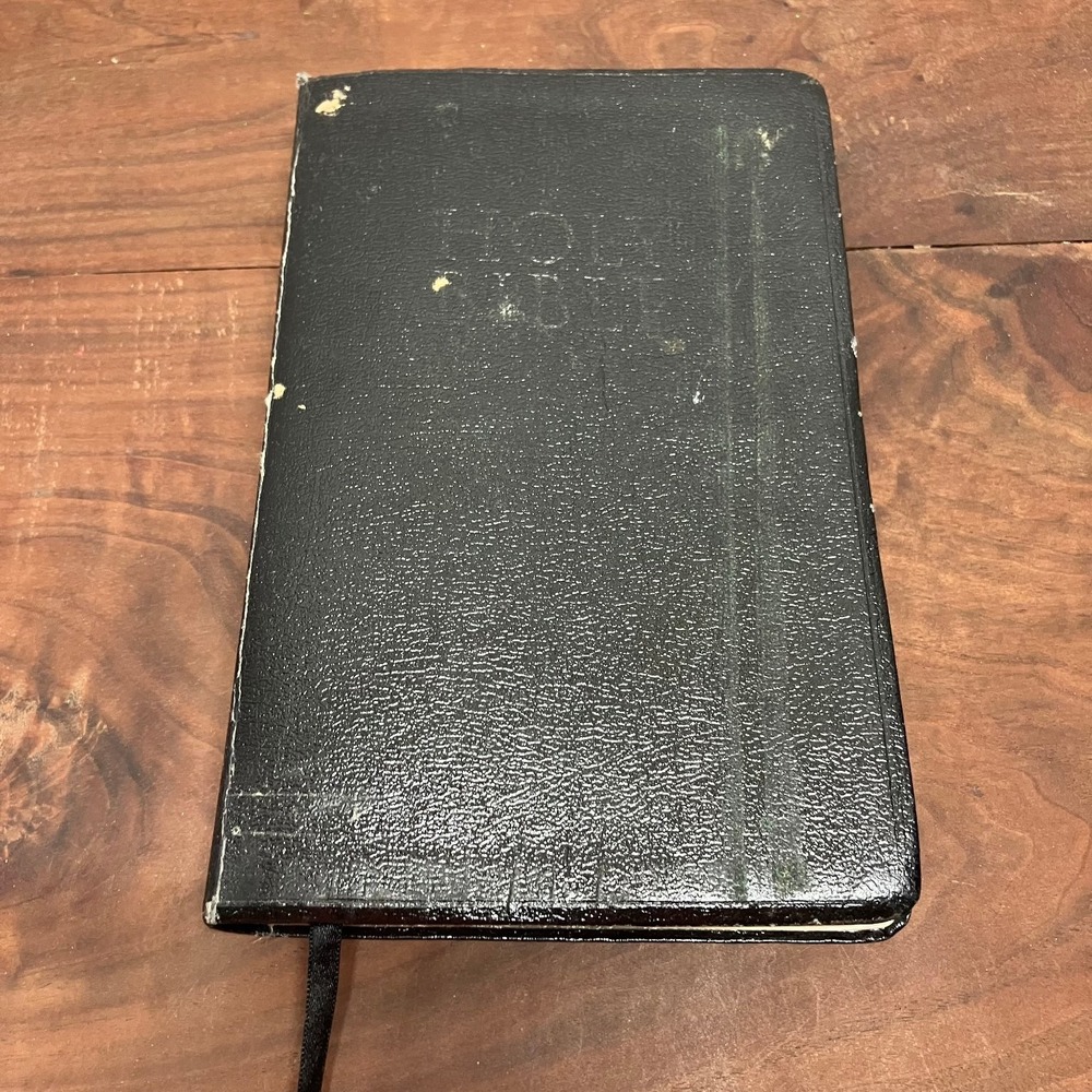 Holy Bible King James Version 1994 Zondervan Black Bonded Leather Reference